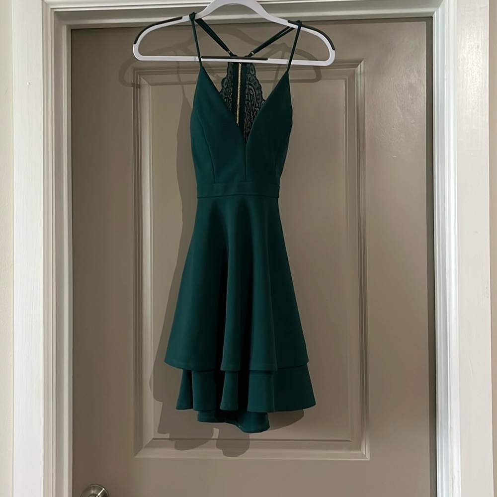 Honey and Rosie Green Dress